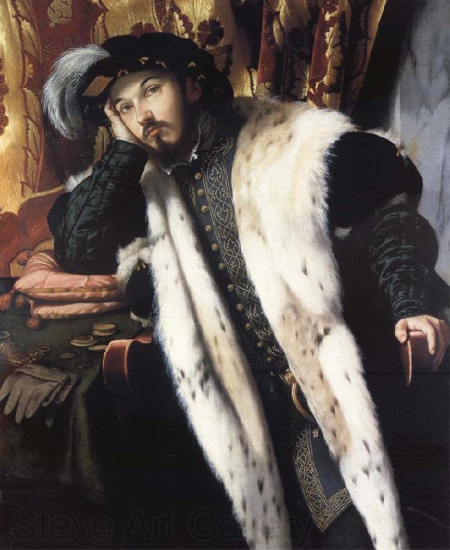 MORETTO da Brescia Portrait of a Young Man Spain oil painting art
